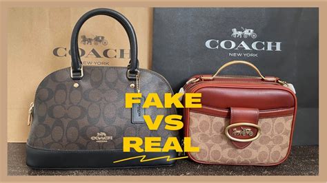 real coach bag vs fake|how to authenticate coach bag.